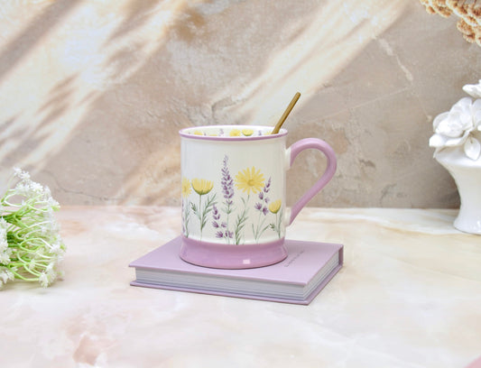 'Florence' Ceramic Coffee Mug, Lilac