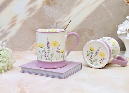 'Florence' Ceramic Coffee Mug, Lilac