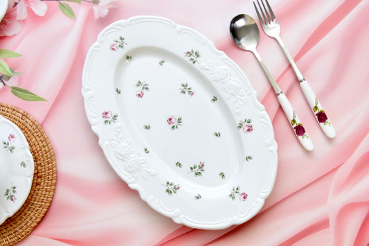 'Ambrosia' Porcelain Oval Platter, 12 Inches