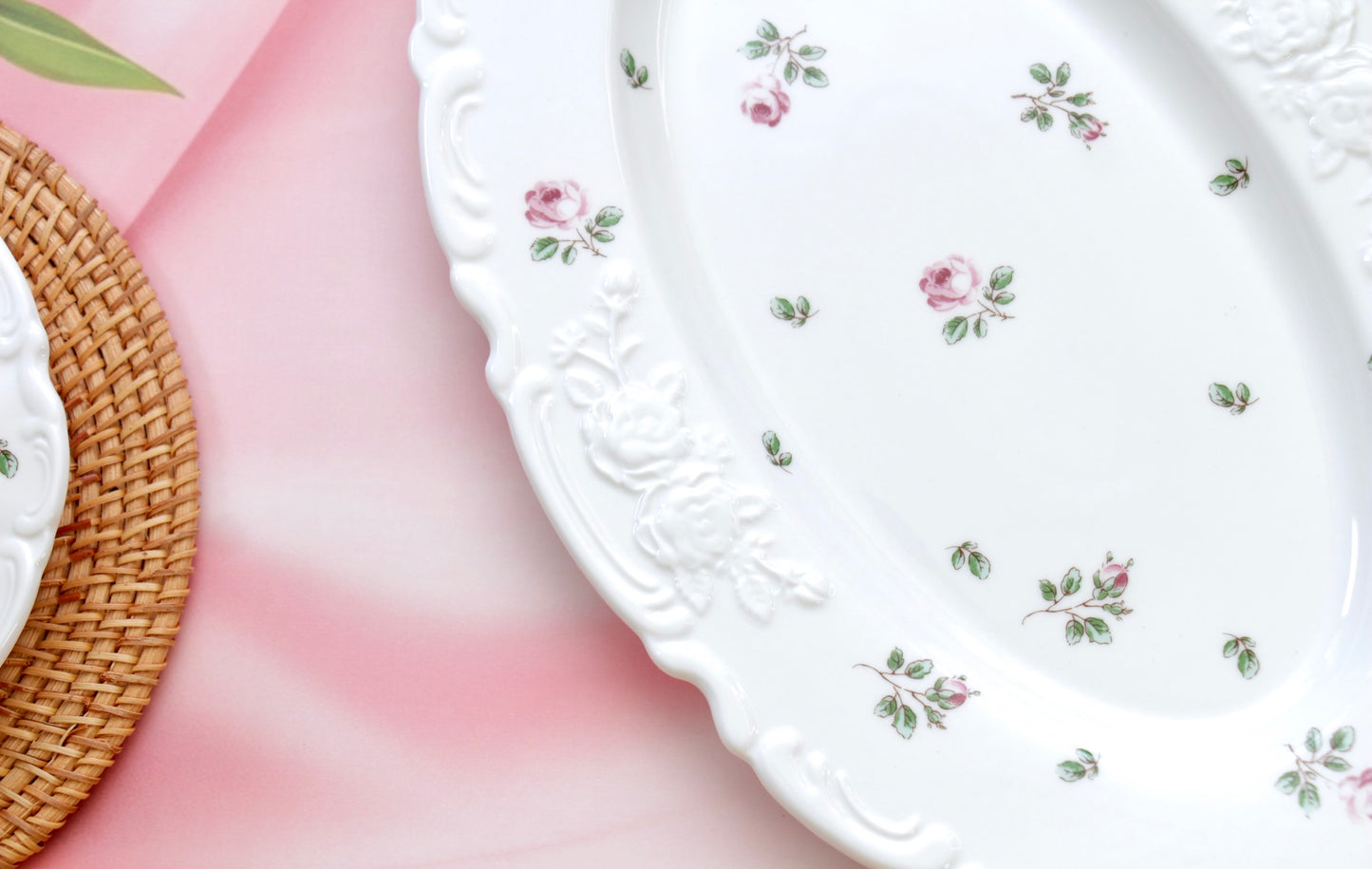 'Ambrosia' Porcelain Oval Platter, 12 Inches