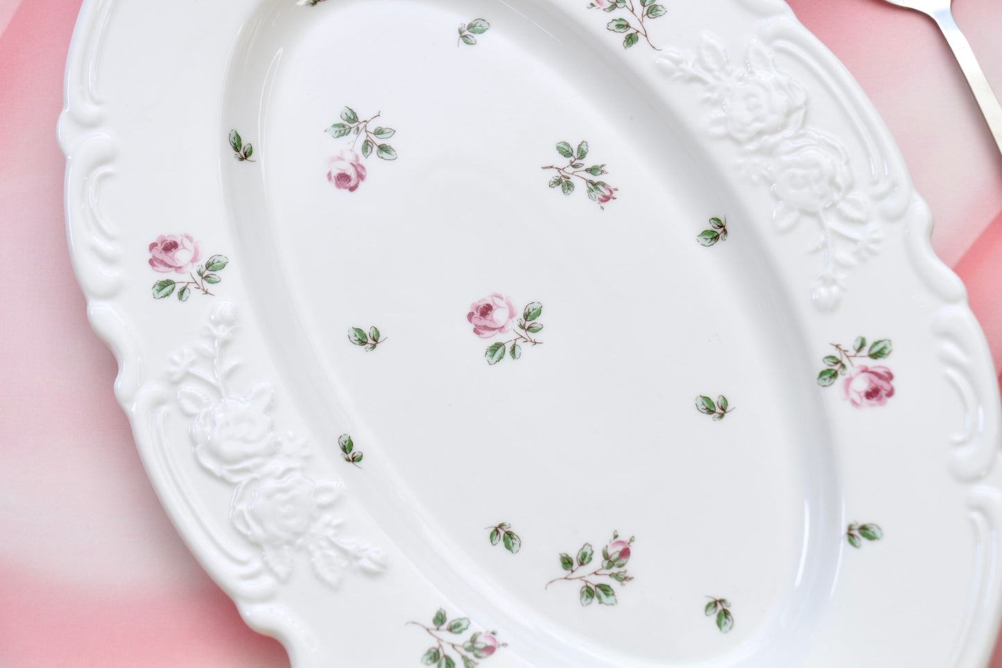 'Ambrosia' Porcelain Oval Platter, 12 Inches
