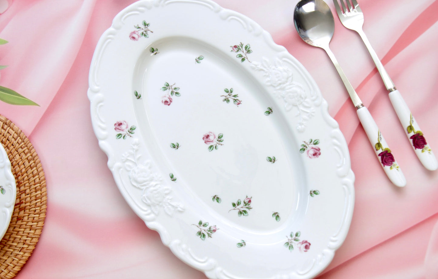 'Ambrosia' Porcelain Oval Platter, 12 Inches