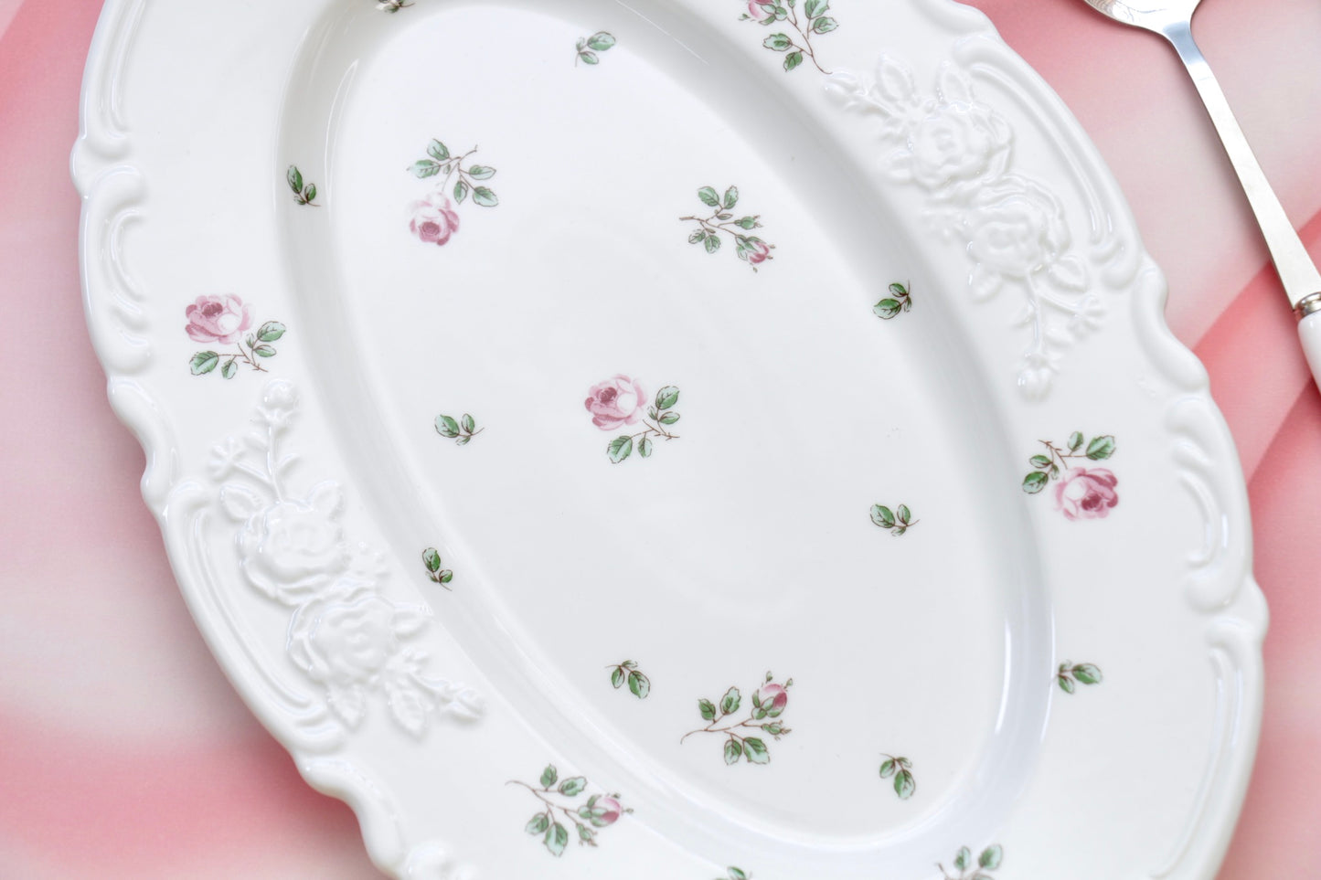 'Ambrosia' Porcelain Oval Platter, 12 Inches