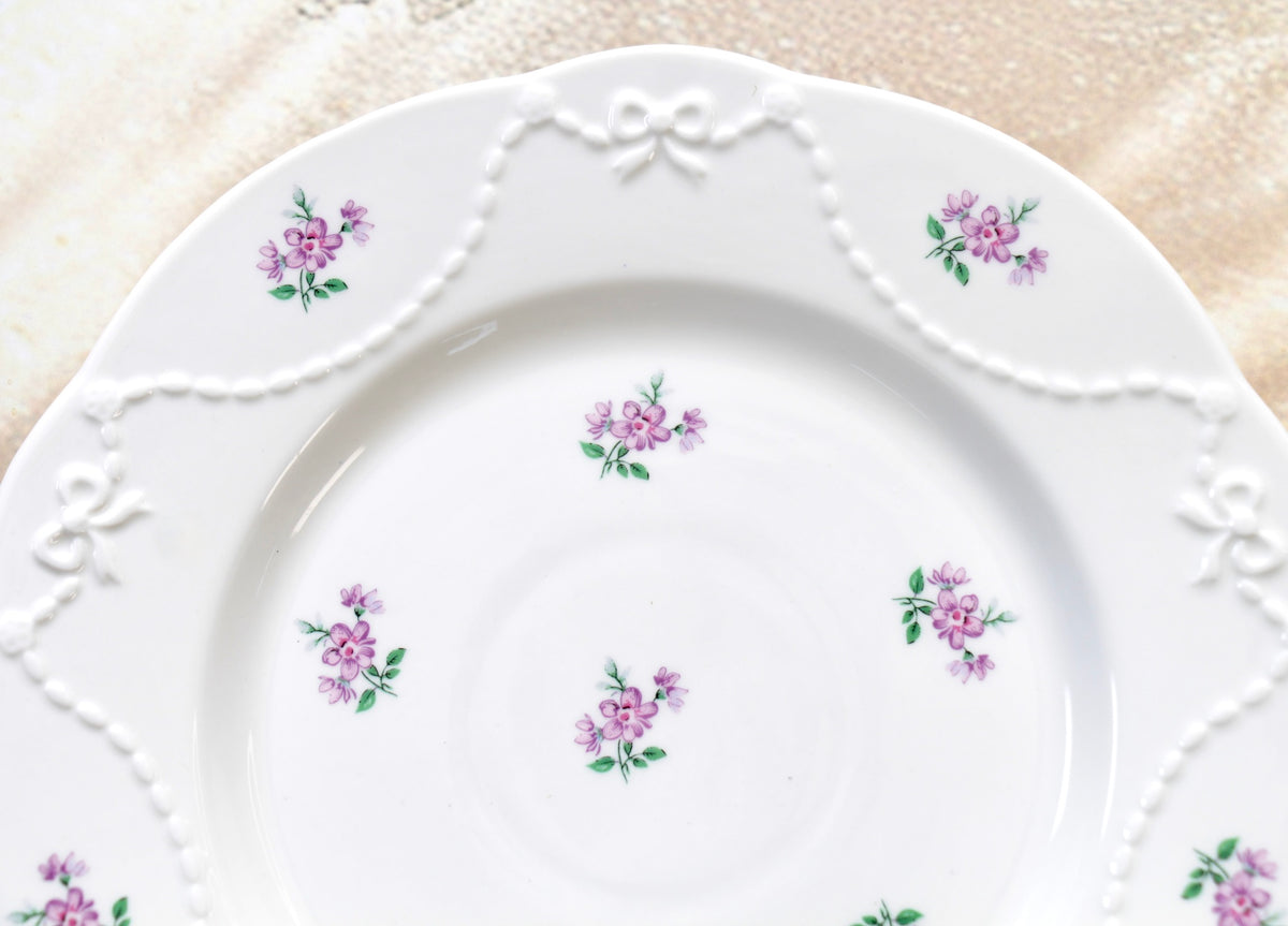'Lavender Belle' Ceramic Dessert Plate | 8 Inch