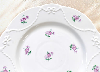 'Lavender Belle' Ceramic Dessert Plate | 8 Inch