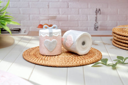 'Sweethearts' Ceramic Salt & Pepper Shaker Set