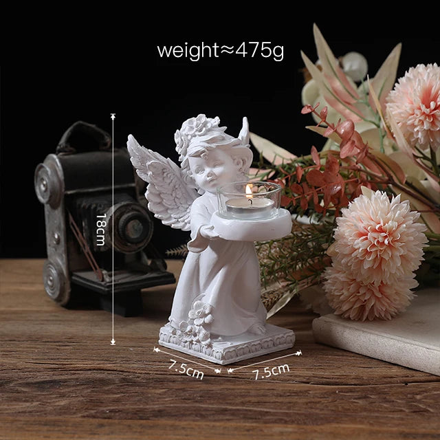 Summer Angel Candle Holder - To the Left