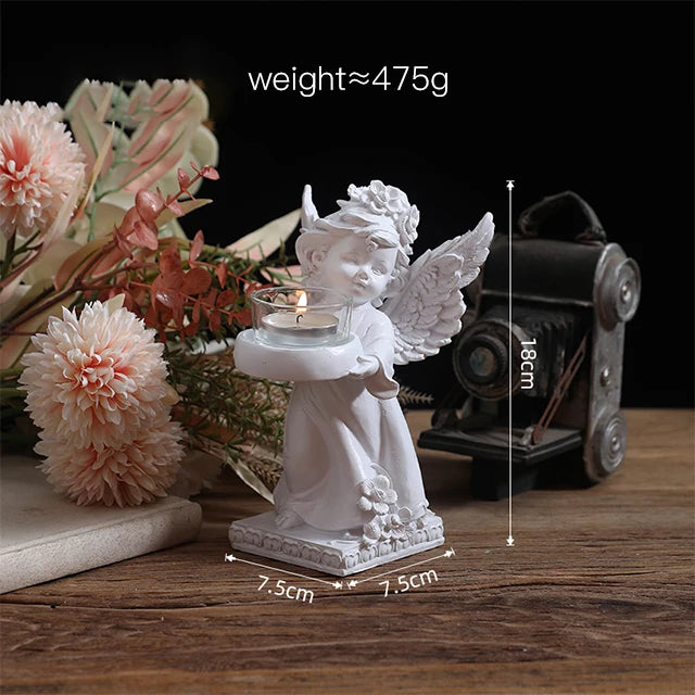 Summer Angel Candle Holder - To the Right