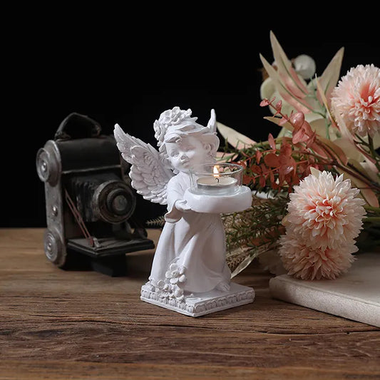 Summer Angel Candle Holder - To the Left