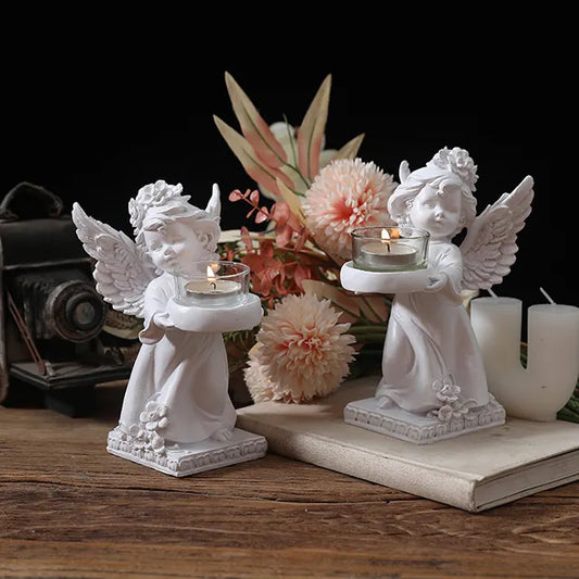 Summer Angel Candle Holder - To the Right