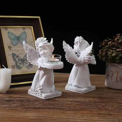 Summer Angel Candle Holder - To the Right