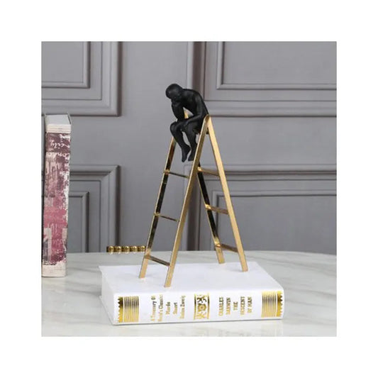 'Thinker on Ladder' Decor Figurine - Small