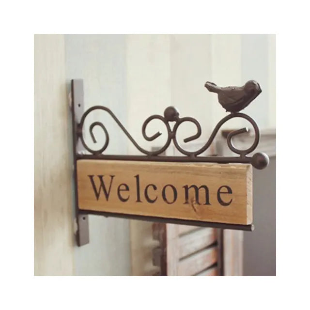 'Welcome' Sign Board