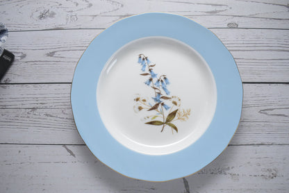 'Bliss' Bone China Blue Dessert Plate - Peppylittlethings.com