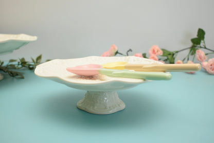 'Brittany' White Cake Stand Small - Peppylittlethings.com