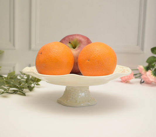 'Brittany' White Cake Stand Small - Peppylittlethings.com