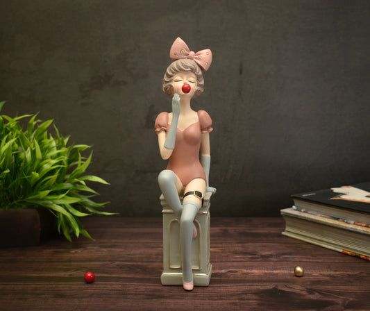 'Bubble Girl' Ceramic Doll Figurine - Peppylittlethings.com