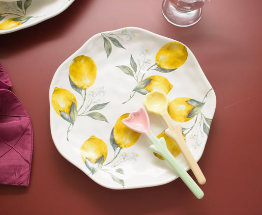 'Lemon' Ceramic Side Plate - Peppylittlethings.com