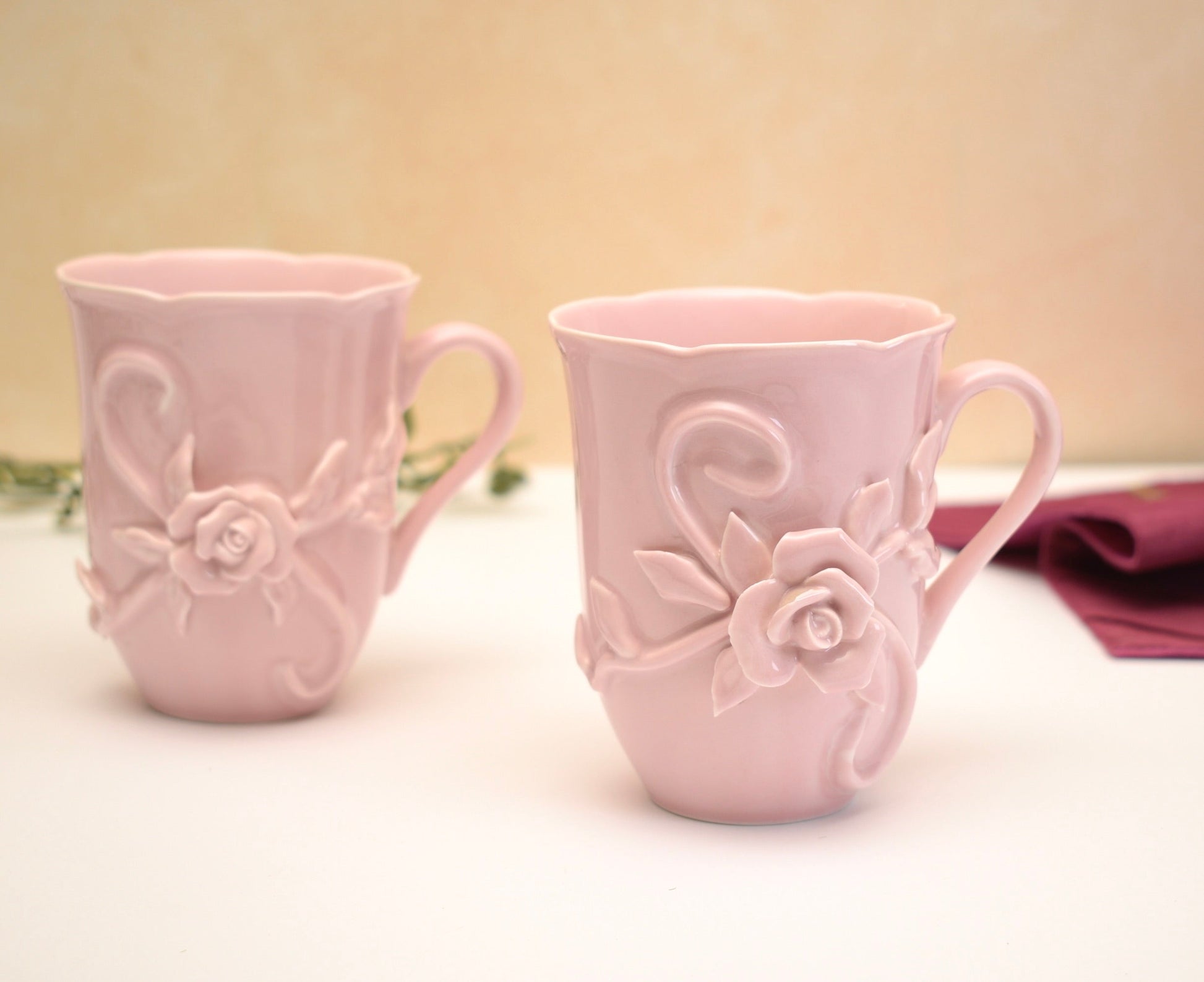 'Pink Rose' Coffee Mug - Peppylittlethings.com