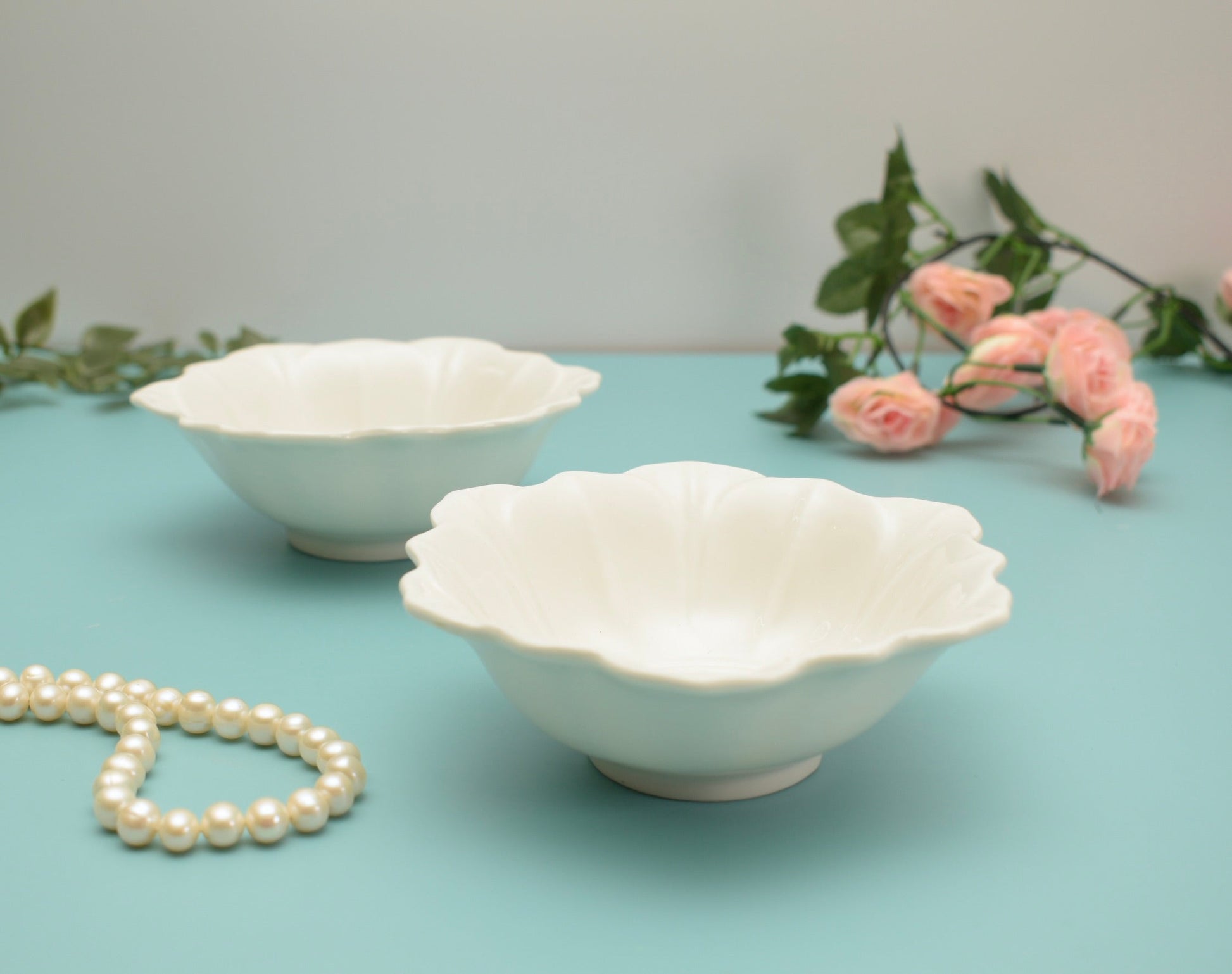 'White Petals' Mini Bowl - Peppylittlethings.com