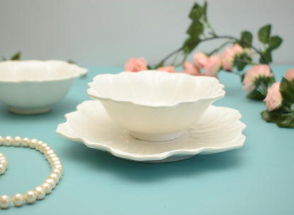 'White Petals' Mini Plate / Jewellery Tray - Peppylittlethings.com